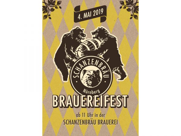 Schanzenbräu, Brauereifest. Design: Simona Koch
