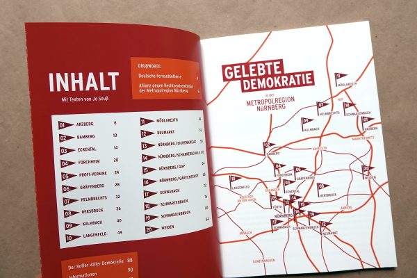 Publikation "Gelebte Demokratie" der Allianz gegen Rechtsextremismus