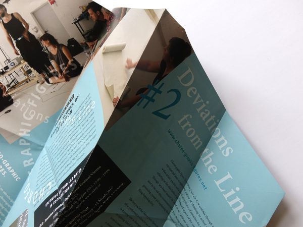 Choreo-Graphic Figures – Deviations from the Line, Flyer