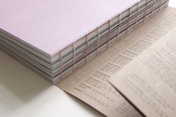 CHOREO-GRAPHIC FIGURES – Deviations from the Line, offene Fadenheftung