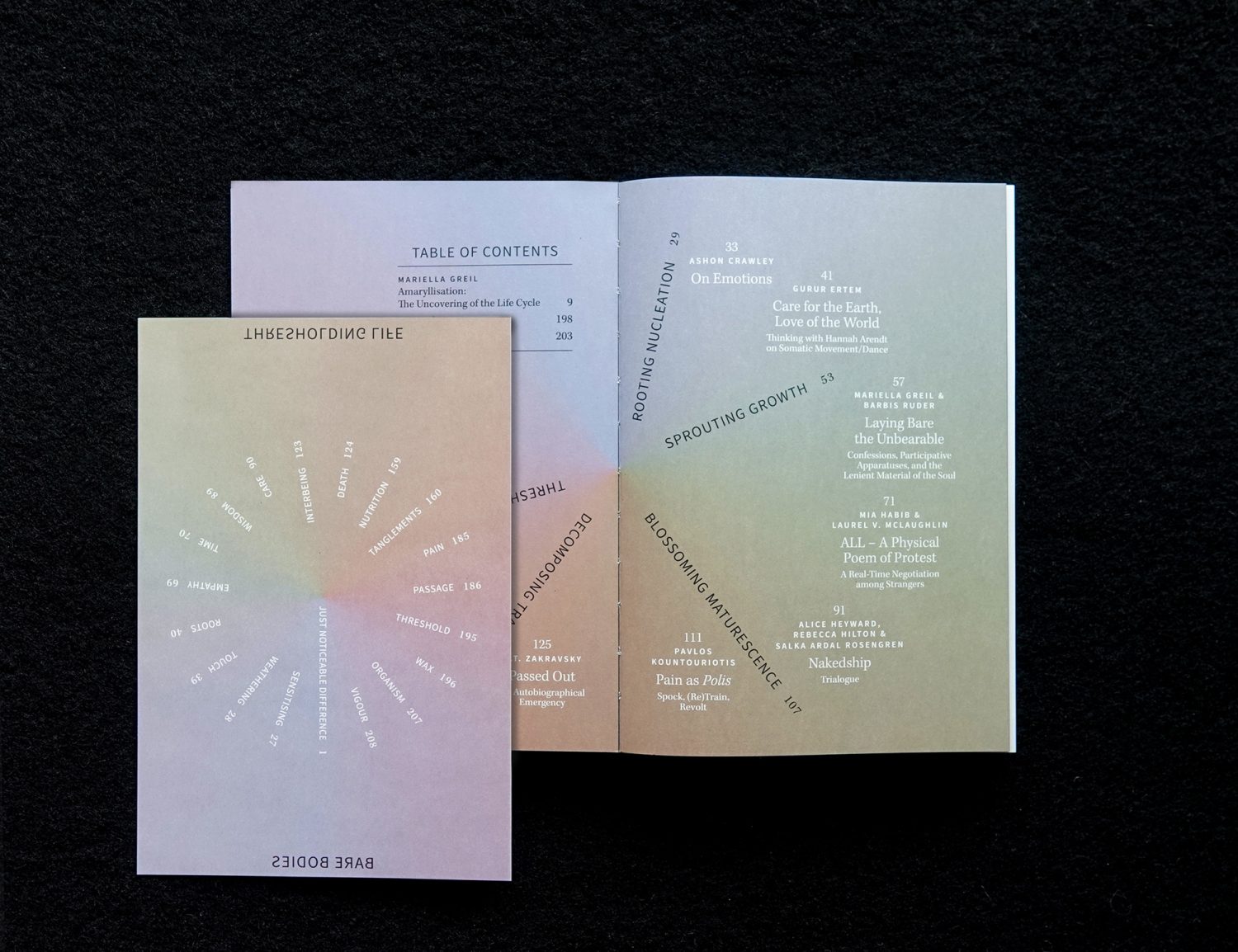 Bare Bodies – Thresholding Life, Indexes